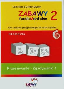 Okładka książki Zabawy fudamentalne 2 Przesuwanki zgadywanki 1