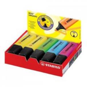 Opakowanie Zakreślacz Boss 70/mix 4 kolory (10szt) STABILO