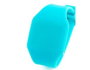 Opakowanie Zegarek silikonowy LED Jelly watch turkusowy