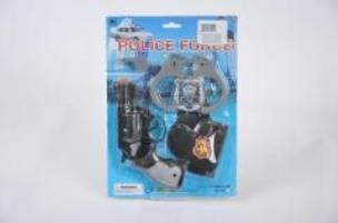Opakowanie Zestaw policjanta z pistoletem i kajdankami