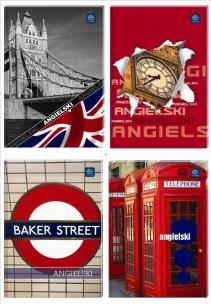 Opakowanie Zeszyt A5/60K kratka tematyczny J.angielski(10szt)