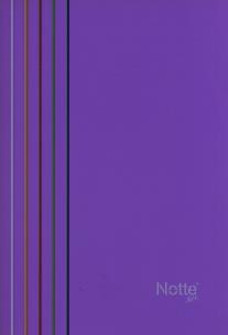 Opakowanie Zeszyt A5 Narcissus Arc w kratkę 80 kartek jasnofioletowy