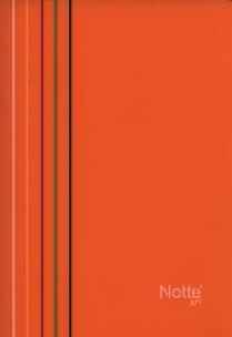 Opakowanie Zeszyt A5 Narcissus Arc w kratkę 80 kartek pomarańczowy