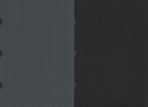 Opakowanie Zeszyt A5 Paper-oh Cahier Circulo gładki 40 kartek Black on Grey / Grey on Black