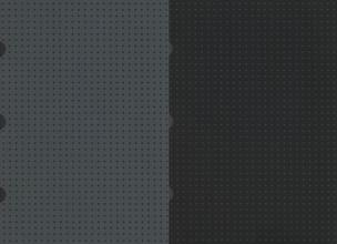 Opakowanie Zeszyt A5 Paper-oh Cahier Circulo w kratkę 40 kartek Black on Grey / Grey on Black