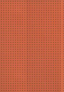 Opakowanie Zeszyt A5 Paper-oh Quadro w linie 56 kartek Orange on Grey