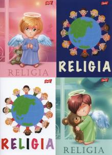Opakowanie Zeszyt A5 Religia w kratkę 32 kartki 15 sztuk mix