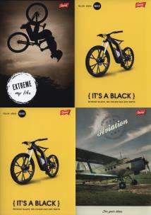 Opakowanie Zeszyt A5 w kratkę 96 kartek 10 sztuk mix