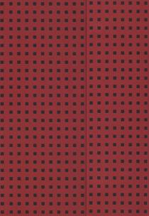 Opakowanie Zeszyt B5 Paper-oh Quadro w linie 56 kartek Red on Black