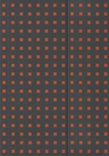 Opakowanie Zeszyt B6 Paper-oh Quadro gładki 56 kartek Grey on Orange