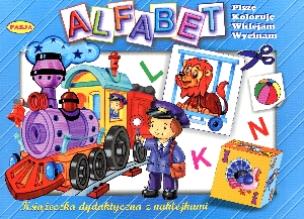 Okładka książki Alfabet z naklejkami