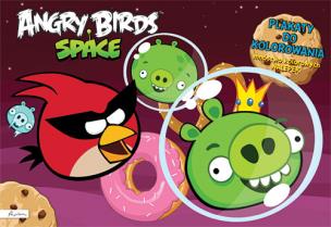 Okładka książki Angry Birds Space. Plakaty do kolorowania