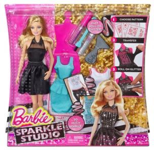 Opakowanie Barbie Studio brokatowe + torba