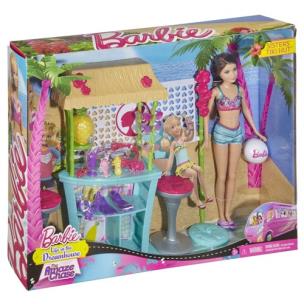 Opakowanie Barbie wakacyjny zestaw z lalką Tiki Hut