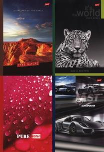 Opakowanie Brulion A4 w linie 96 kartek 5 sztuk mix