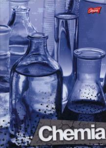 Opakowanie Brulion A5 w kratkę 80 kartek Chemia 5 sztuk