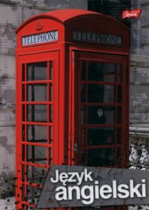 Opakowanie Brulion A5 w kratkę 80 kartek Język angielski 5 sztuk