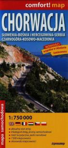 Opakowanie Chorwacja mapa samochodowa 1:750 000