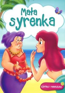 Okładka książki Czytaj i naklejaj - Mała Syrenka