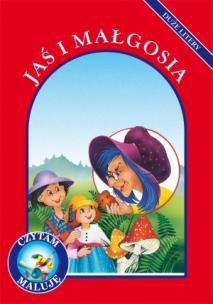 Okładka książki Czytam, maluję. Duże litery - Jaś i Małgosia