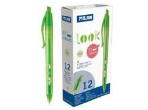 Opakowanie Długopis P1 Look zielony (12szt) MILAN
