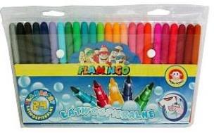 Opakowanie Flamastry 24 kolory łatwospieralne