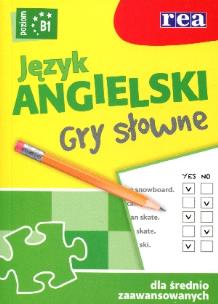 Okładka książki Język angielski - gry słowne (poziom B1) REA