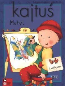 Okładka książki Kajtuś. Motyl z naklejkami