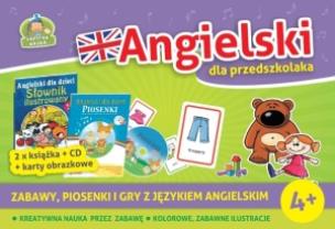 Okładka książki Kapitan Nauka Ang. dla przedszkolaka 4+ Pakiet