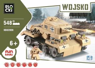 Opakowanie Klocki Blocki Wojsko Czołg 548 elementów
