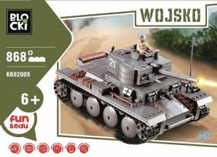 Opakowanie Klocki Blocki Wojsko Czołg 868 elementów
