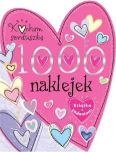 Okładka książki Kocham serduszka. 1000 naklejek