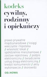 Okładka książki Kodeks cywilny, rodzinny i opiekuńczy