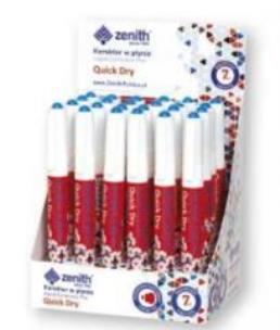 Opakowanie Korektor w płynie Quick Dry 7ml (24szt) dsp ZENITH