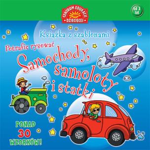 Okładka książki Książka z szablonami. Potrafię rysować. Samochody