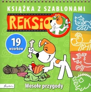 Okładka książki Książka z szablonami. Reksio. Wesołe przygody