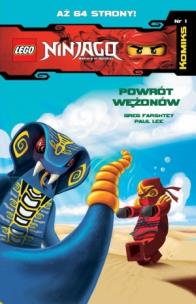 Okładka książki LEGO Ninjago 1 Powrót wężonów