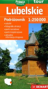 Okładka książki Lubelskie podróżownik mapa samochodowa