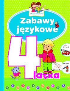 Okładka książki Mali geniusze - Zabawy językowe 4-latka