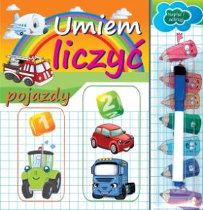 Okładka książki Napisz i zetrzyj - Umiem liczyć pojazdy