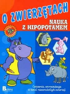 Okładka książki Nauka z hipopotamem. O zwierzętach