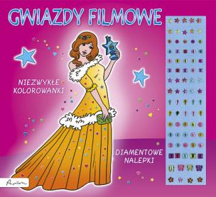 Okładka książki Niezwykłe kolorowanki. Gwiazdy filmowe