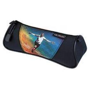 Okładka książki Piórnik kosmetyczka trójkątny Flexi Goal