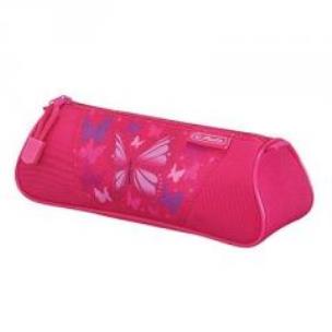 Opakowanie Piórnik kosmetyczka trójkątny Flexi Pink Butterfly