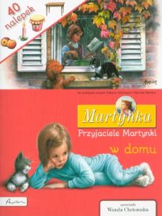 Okładka książki Przyjaciele Martynki w domu 40 nalepek