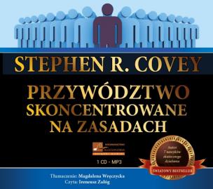 Przywództwo skoncentrowane na zasadach Audiobook. Autor: Stephen R. Covey. Multiszop.pl Okładka książki Przywództwo skoncentrowane na zasadach Audiobook