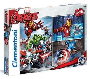 Okładka książki Puzzle 3x48 Avengers