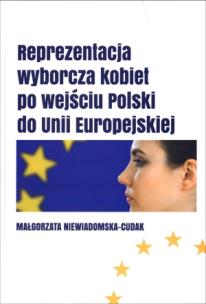 Okładka książki Reprezentacja wyborcza kobiet  po wejściu Polski do Unii Europejskiej