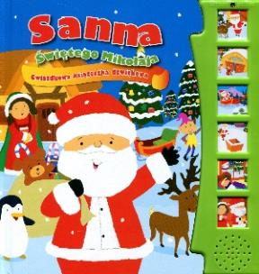 Okładka książki Sanna Św. Mikołaja Gwiazdkowa książeczka dźwiękowa