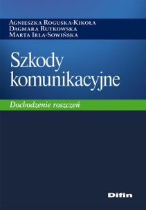Okładka książki Szkody komunikacyjne